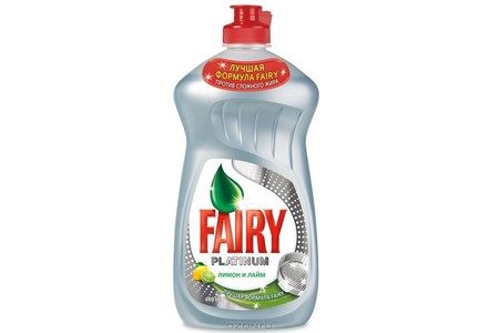 Отзыв на Средство для мытья посуды Fairy Platinum лимон и лайм  