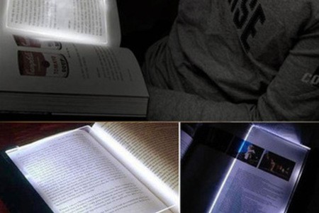 Отзыв на Подсветка для книг Aliexpress New Magic Night Vision Light LED Reading Book Flat Plate Portable Car Travel Panel oSuwyt